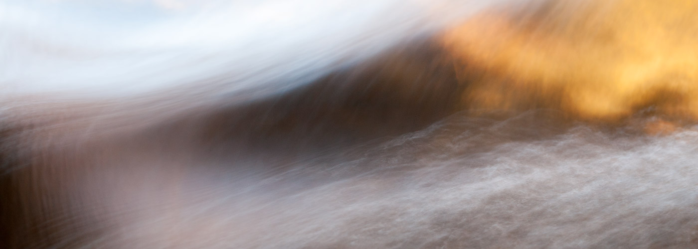 a second abstract image of a river